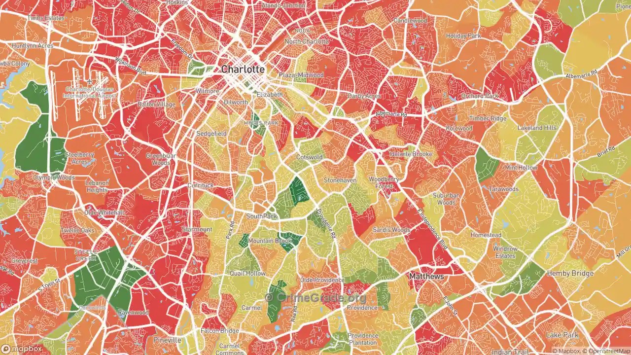 The Safest and Most Dangerous Places in 28211, NC Crime Maps and