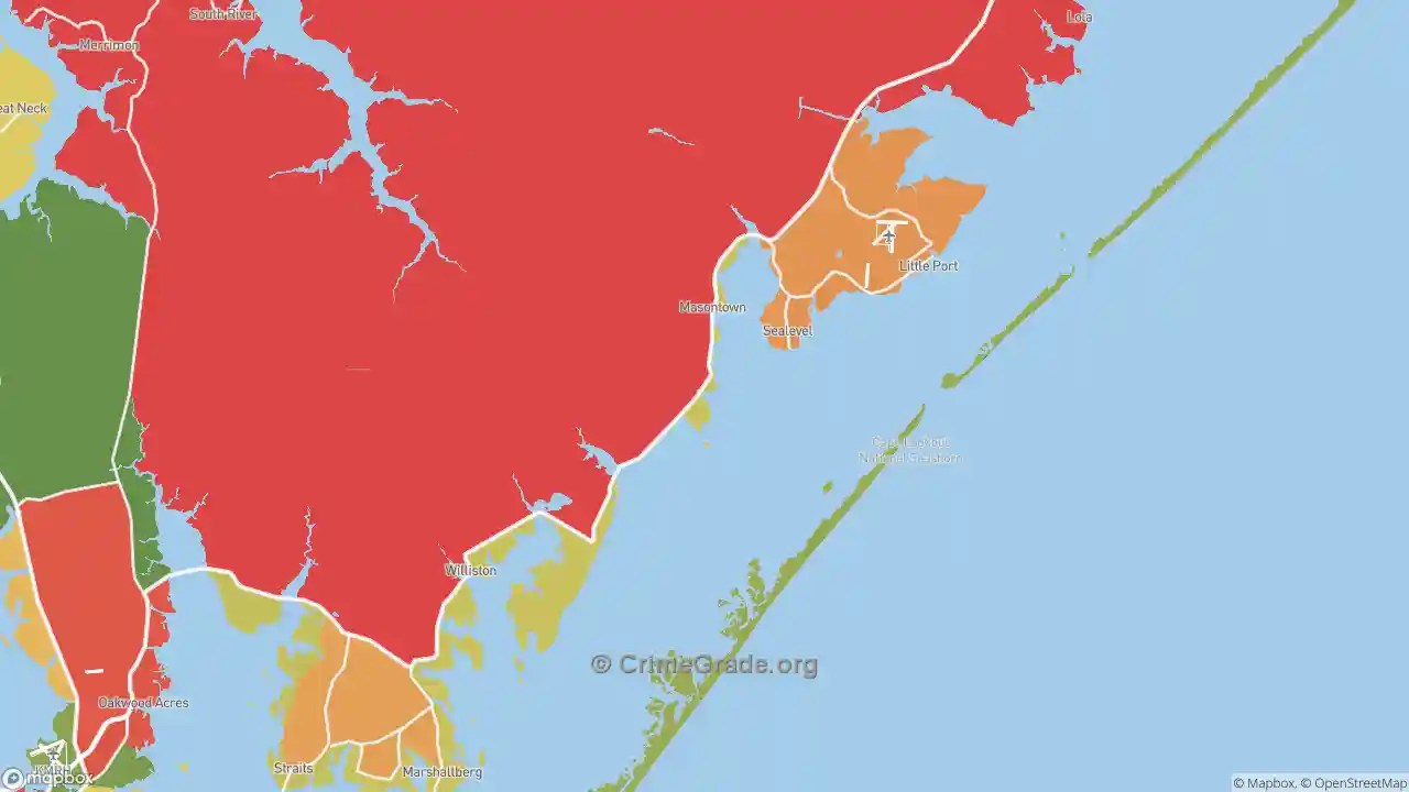 The Safest and Most Dangerous Places in 28581, NC Crime Maps and
