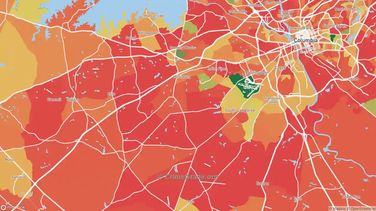 The Safest and Most Dangerous Places in 29073, SC Crime Maps and