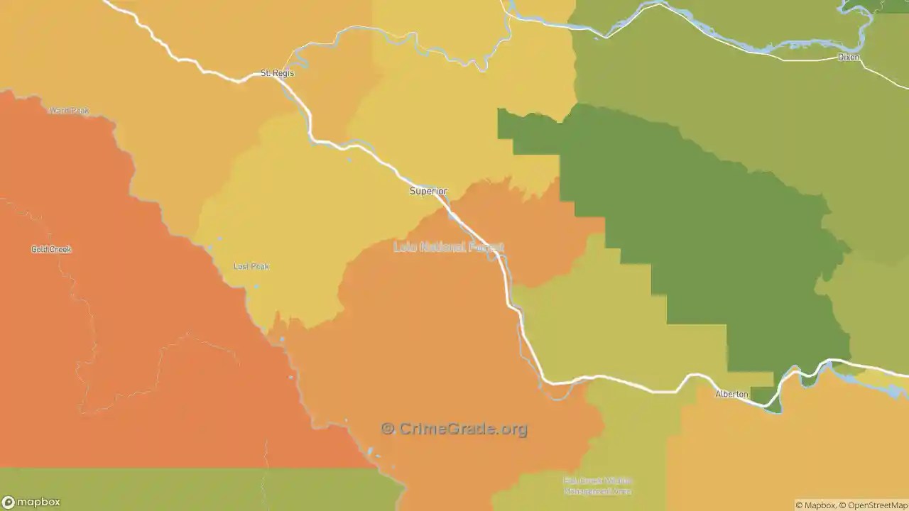 The Safest and Most Dangerous Places in 59872, MT Crime Maps and