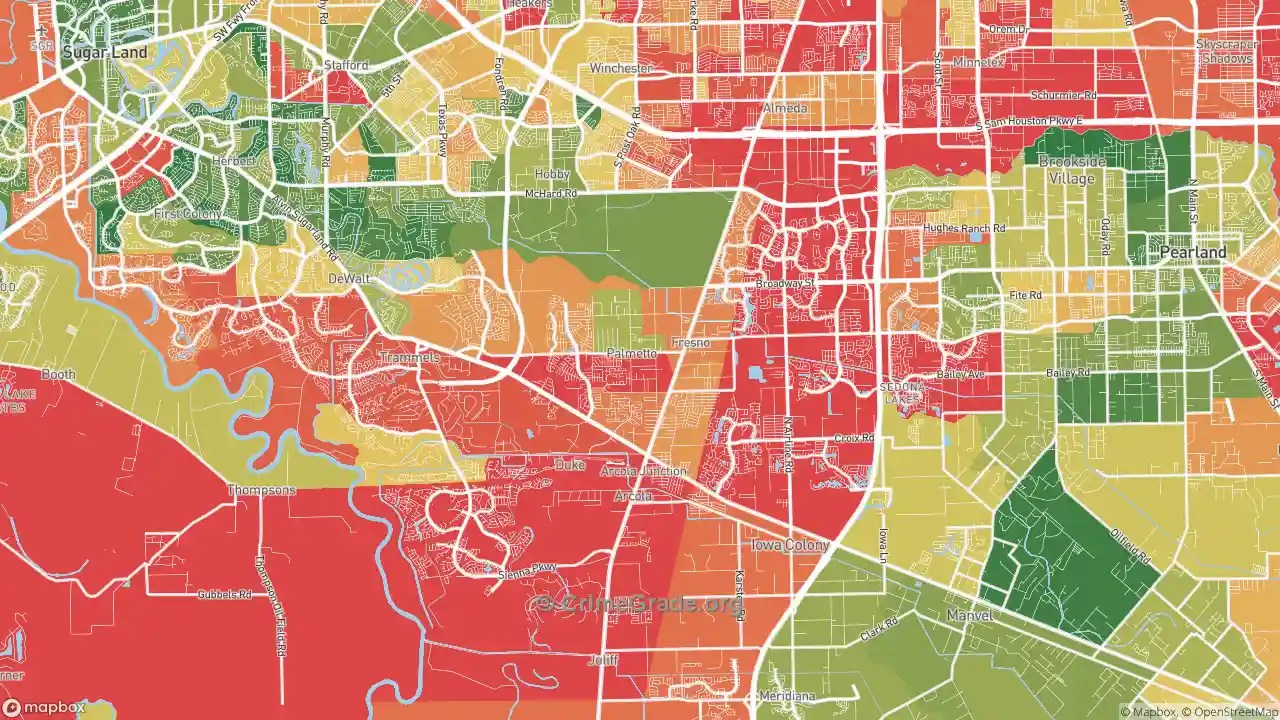 The Safest and Most Dangerous Places in 77545, TX Crime Maps and