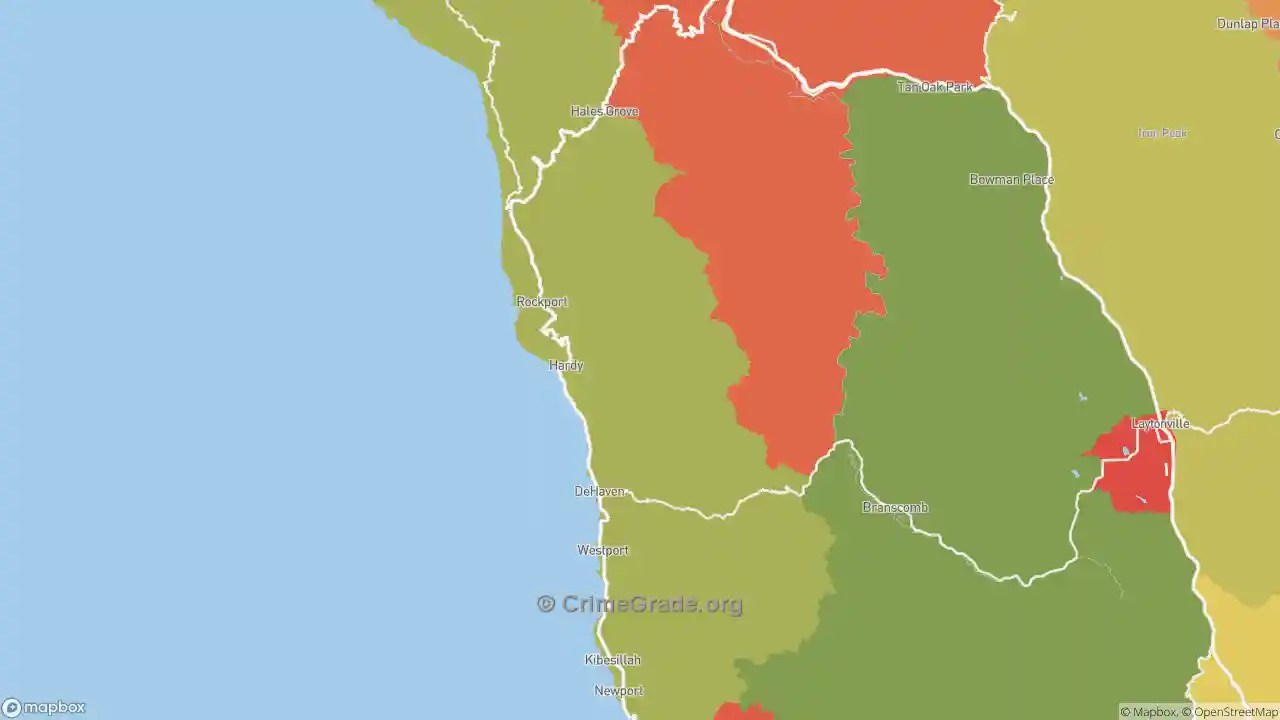 The Safest and Most Dangerous Places in 95488, CA Crime Maps and