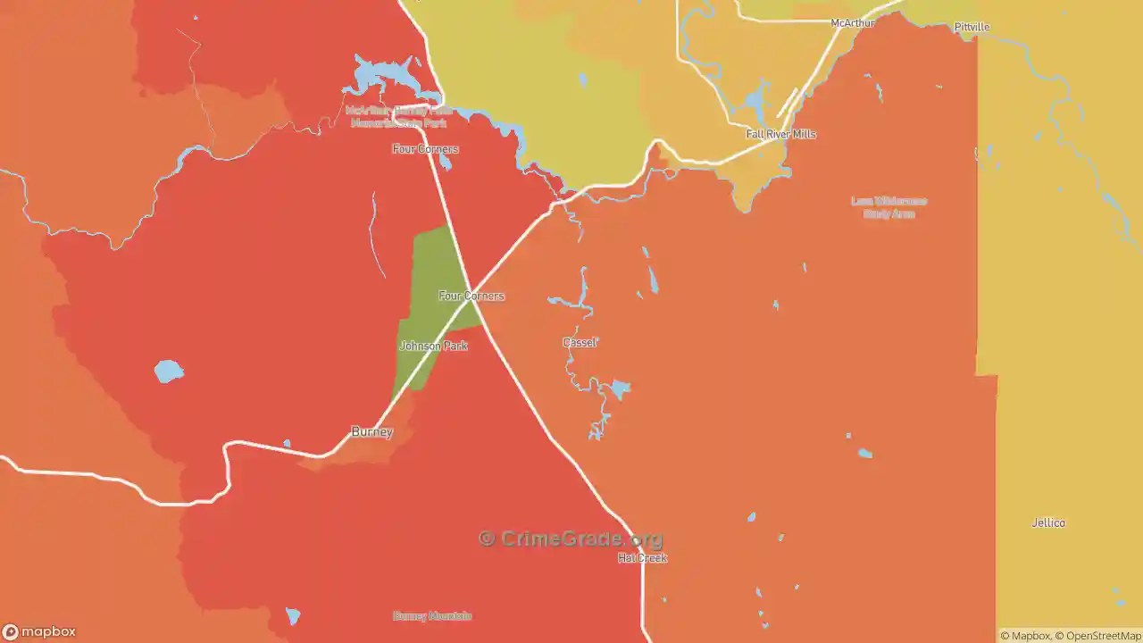 The Safest and Most Dangerous Places in 96016, CA Crime Maps and