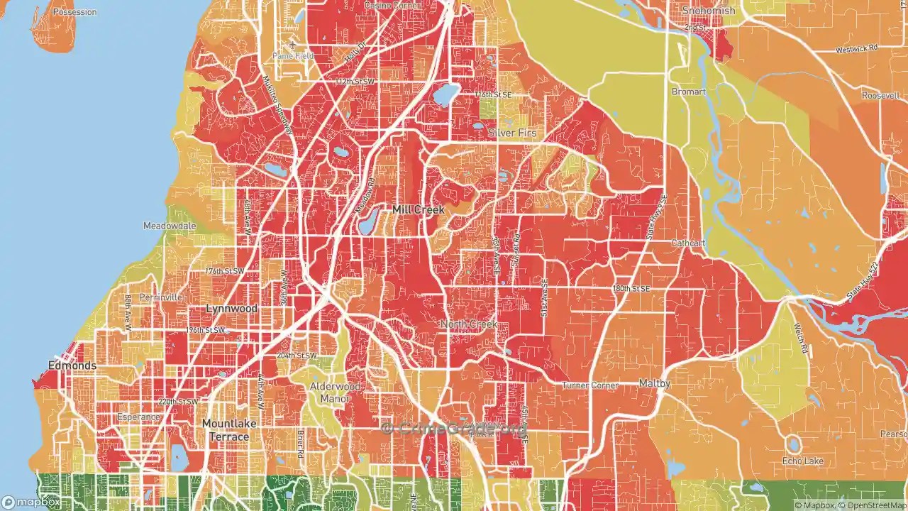 The Safest and Most Dangerous Places in 98012, WA Crime Maps and