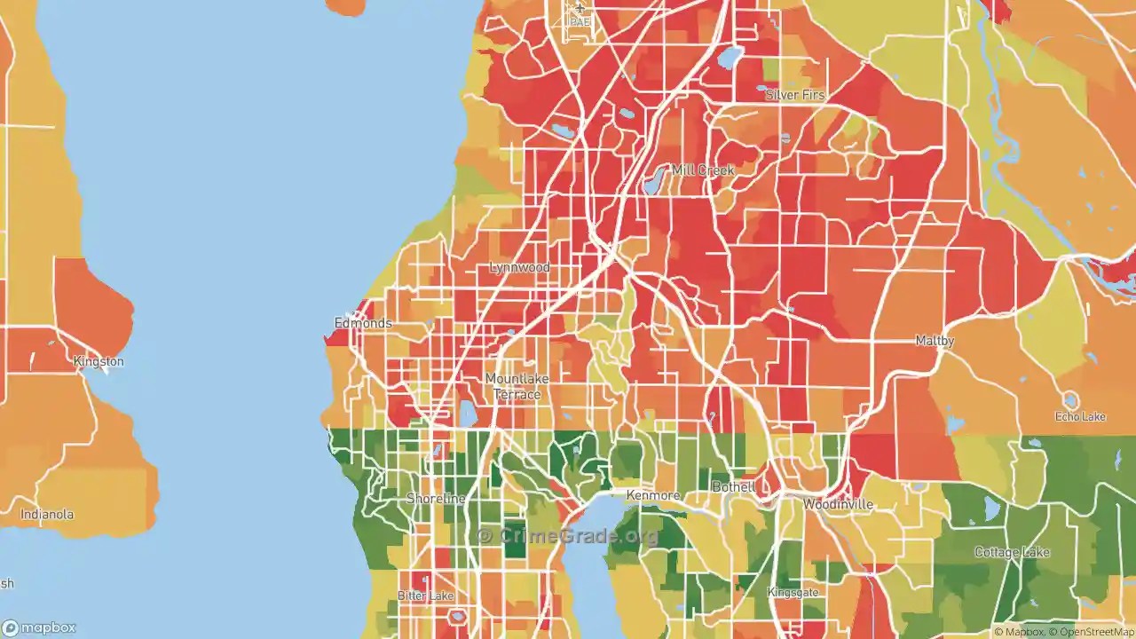 The Safest and Most Dangerous Places in 98036, WA Crime Maps and