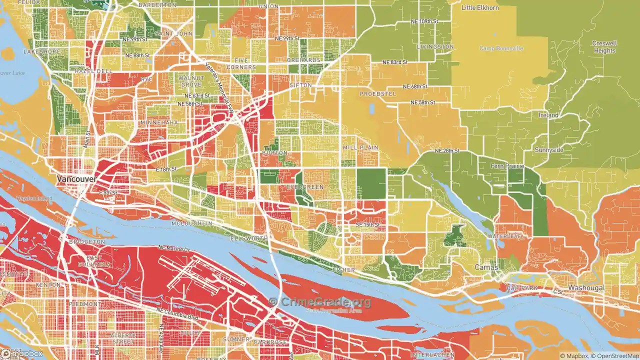 The Safest and Most Dangerous Places in 98684, WA Crime Maps and Statistics