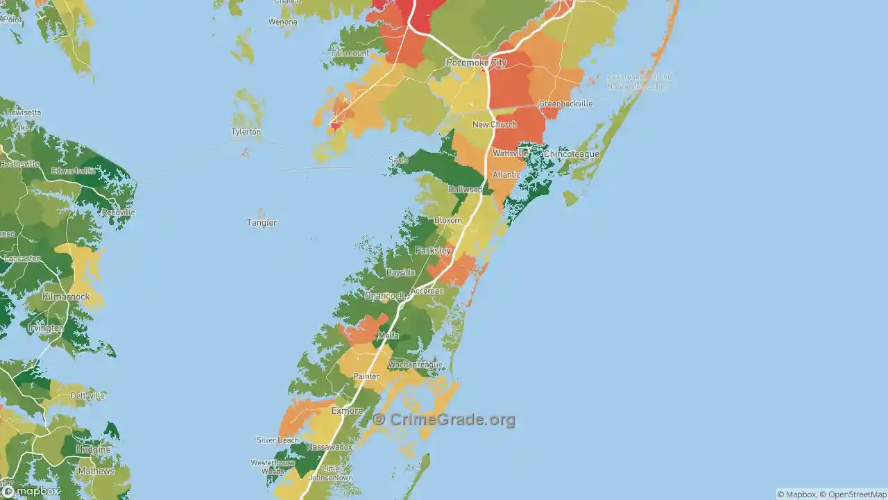 The Safest and Most Dangerous Places in County, VA Crime Maps