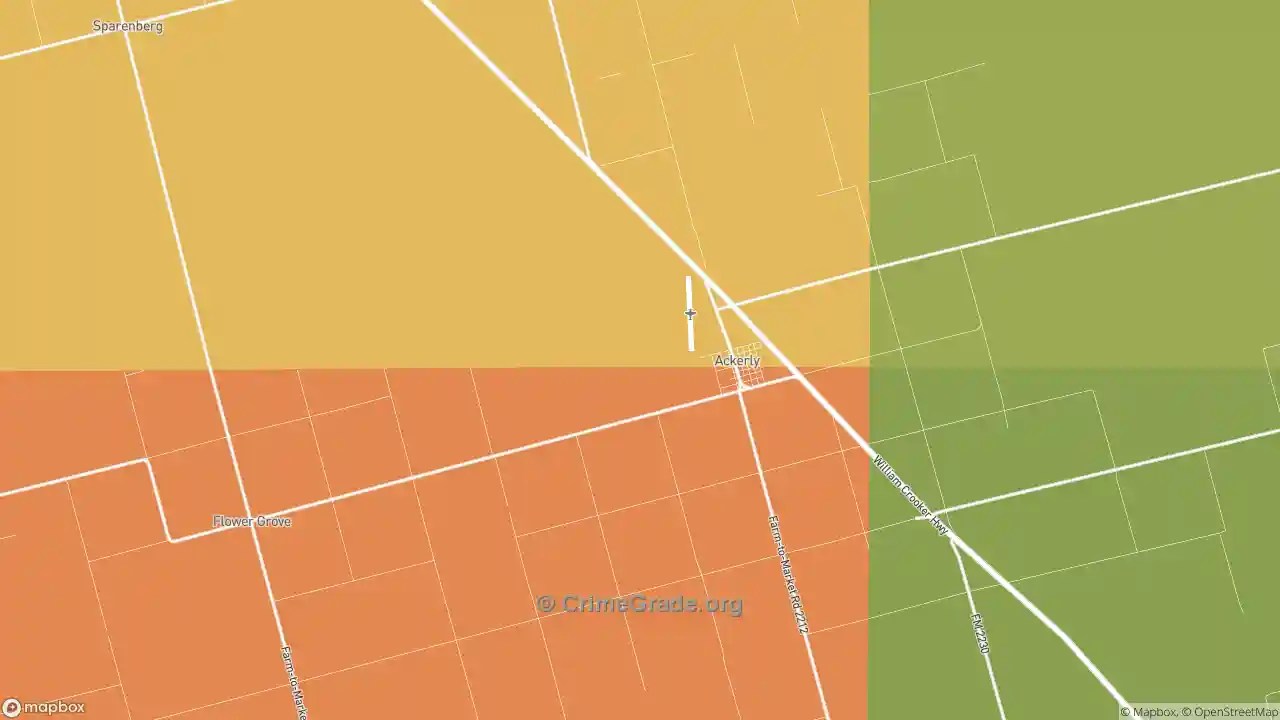 The Safest and Most Dangerous Places in Ackerly, TX Crime Maps and Statistics