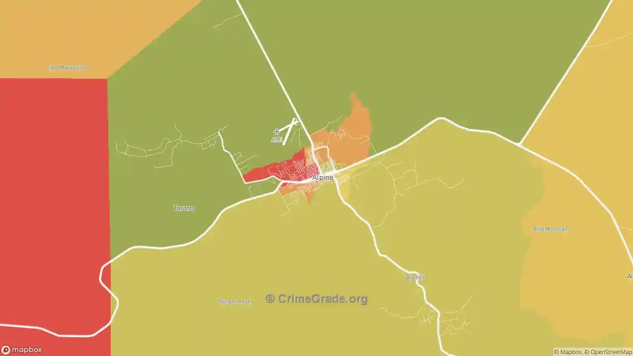 The Safest and Most Dangerous Places in Alpine, TX Crime Maps and