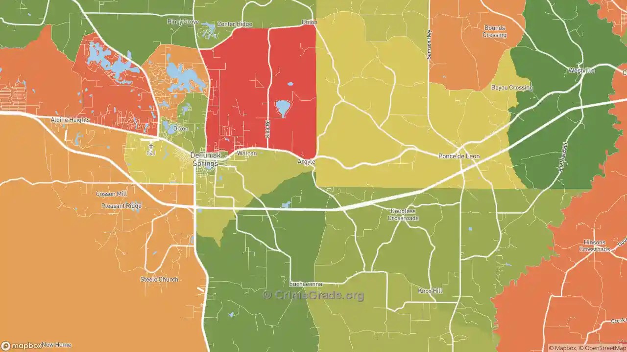 The Safest and Most Dangerous Places in Argyle, FL Crime Maps and