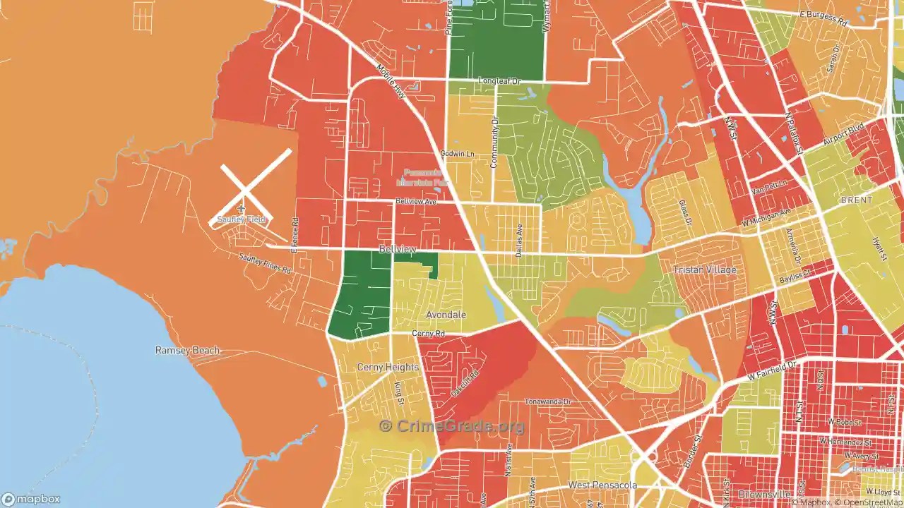 The Safest and Most Dangerous Places in Bellview, FL Crime Maps and