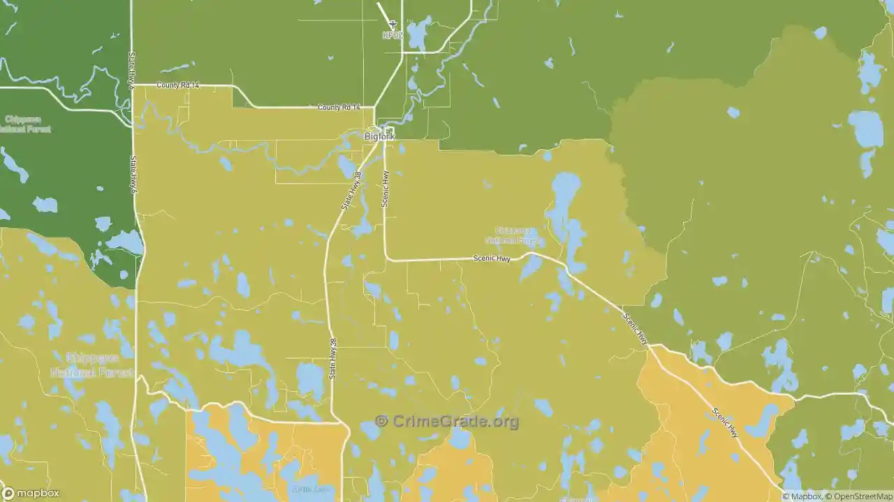 The Safest and Most Dangerous Places in Bigfork, MN Crime Maps and