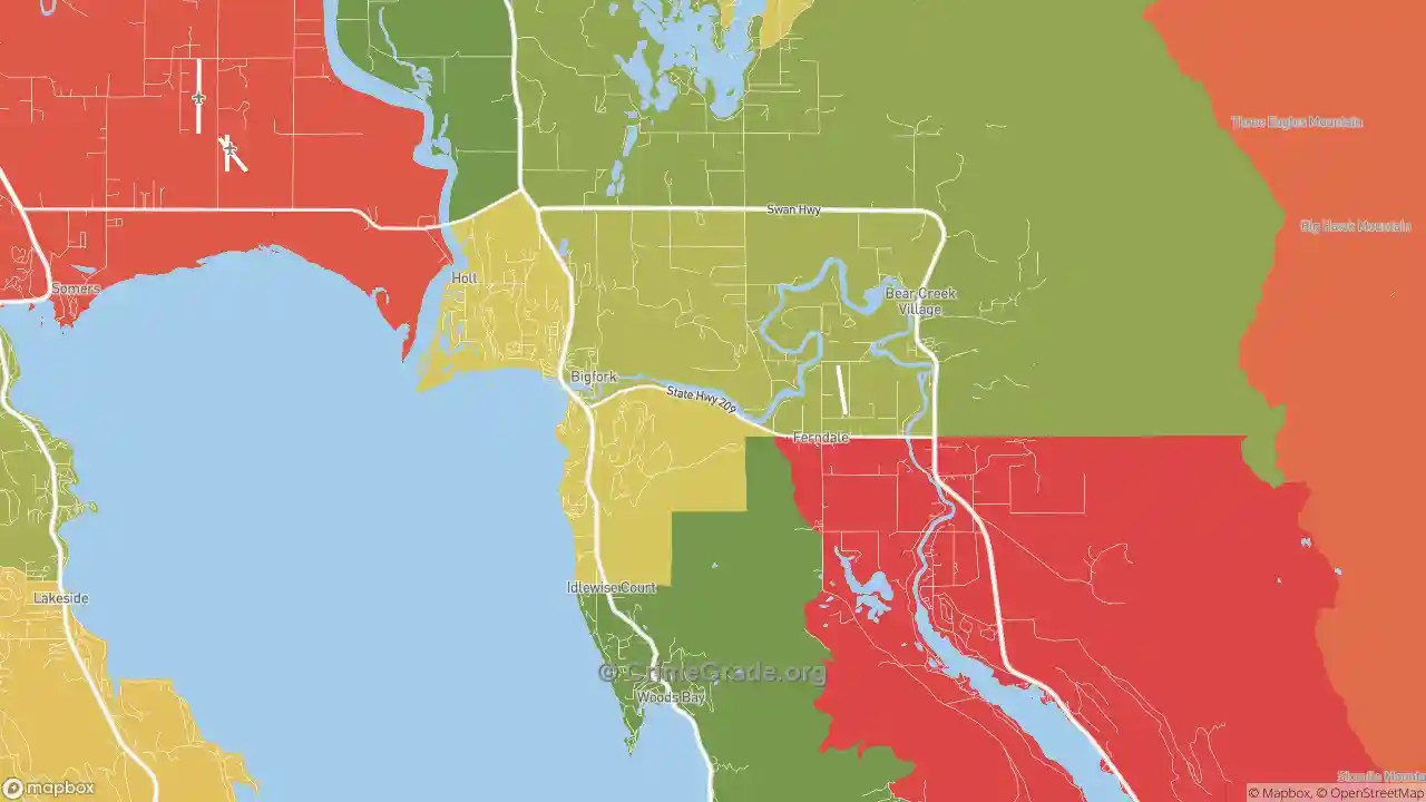 The Safest and Most Dangerous Places in Bigfork, MT Crime Maps and