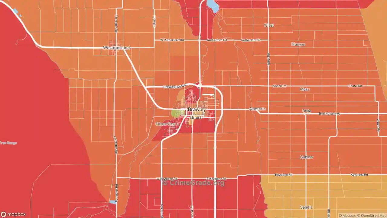 The Safest and Most Dangerous Places in Brawley, CA Crime Maps and