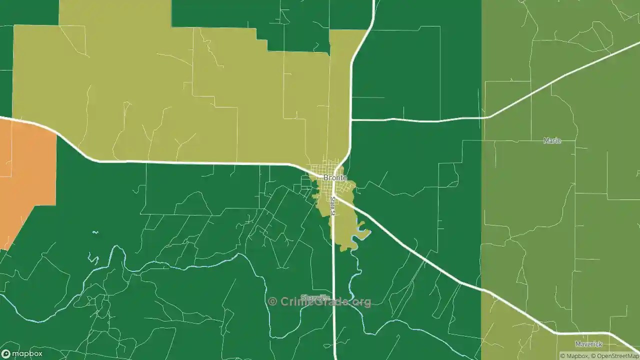 The Safest and Most Dangerous Places in Bronte, TX Crime Maps and Statistics