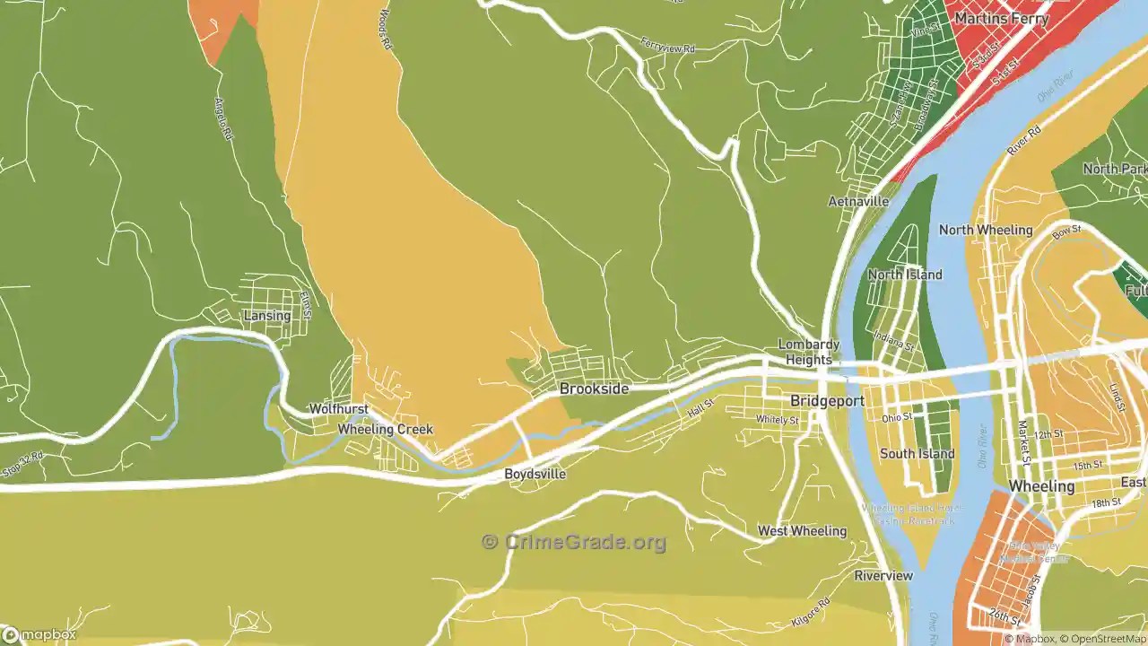 The Safest and Most Dangerous Places in Brookside, OH Crime Maps and Statistics