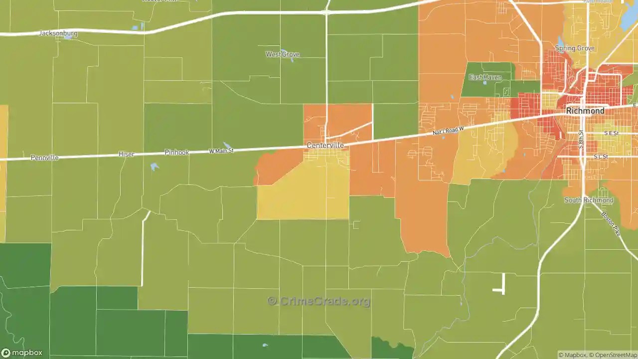 The Safest and Most Dangerous Places in Centerville, IN Crime Maps and