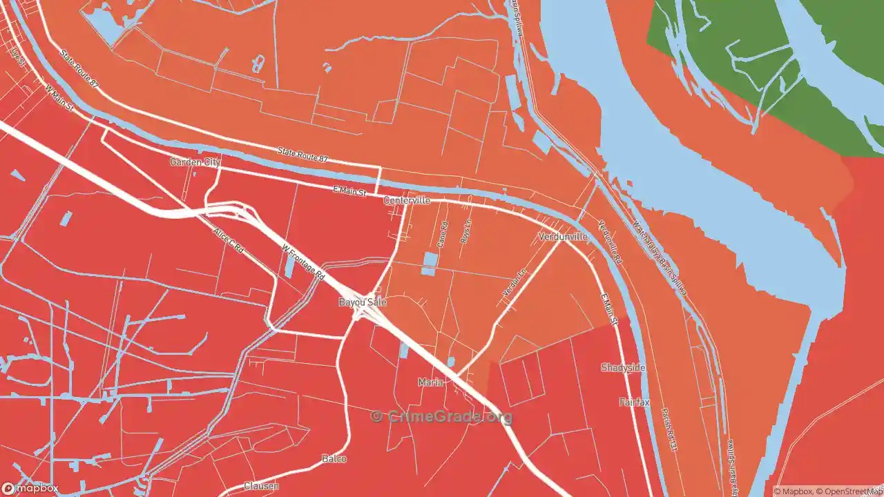 The Safest and Most Dangerous Places in Centerville, LA Crime Maps and