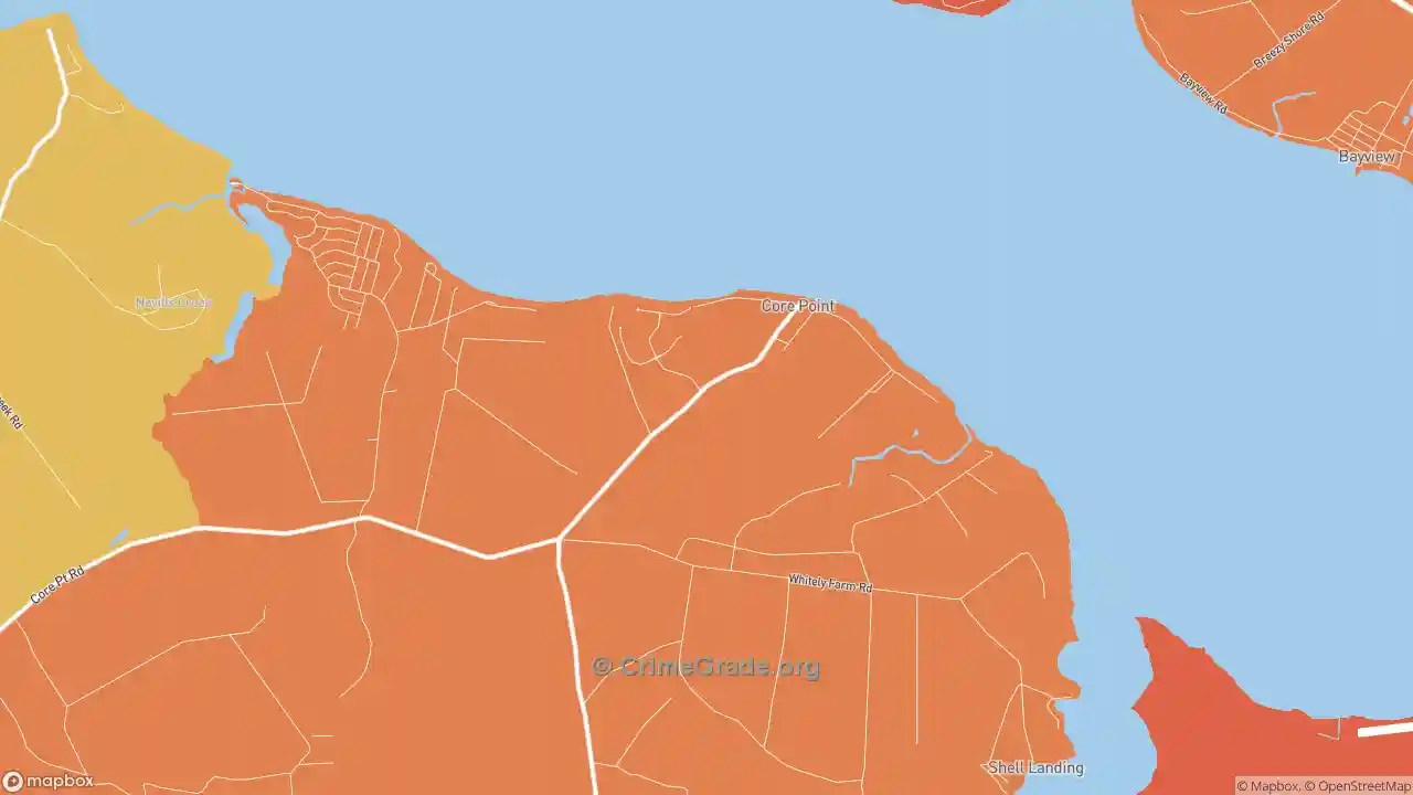 The Safest and Most Dangerous Places in Core Point, NC Crime Maps and