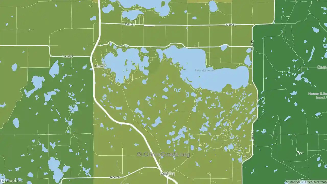 The Safest and Most Dangerous Places in Cushing, MN Crime Maps and Statistics