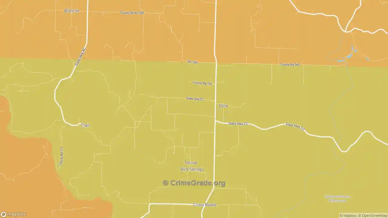 The Safest and Most Dangerous Places in Dora, MO Crime Maps and Statistics