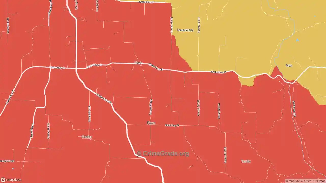 The Safest and Most Dangerous Places in Doss, MO Crime Maps and