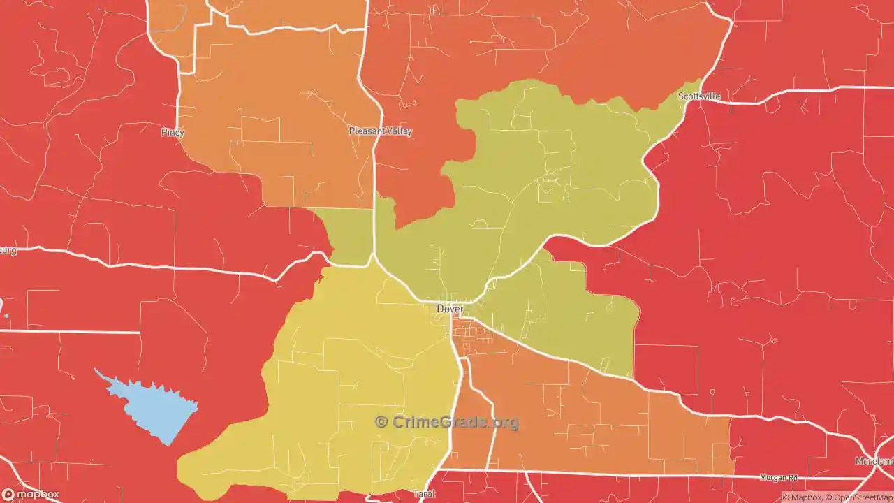 The Safest and Most Dangerous Places in Dover, AR Crime Maps and