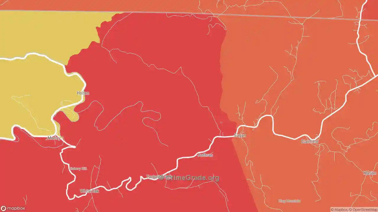 The Safest and Most Dangerous Places in Eagan, TN Crime Maps and
