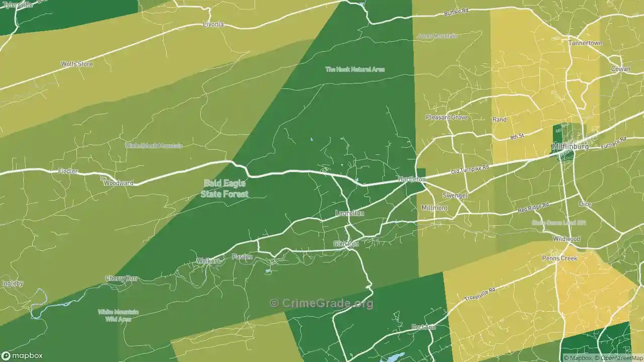 The Safest and Most Dangerous Places in Eagleville, PA Crime Maps and