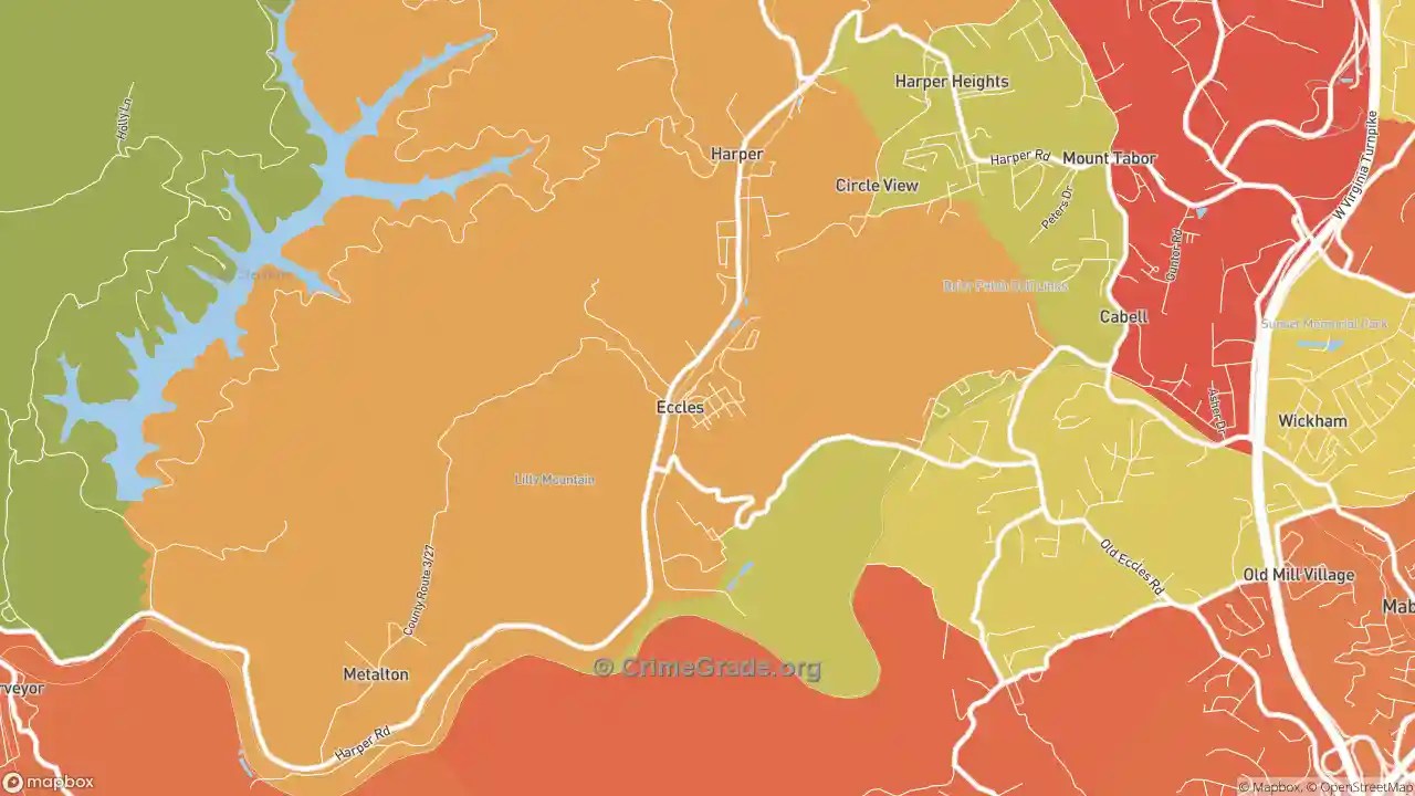 The Safest and Most Dangerous Places in Eccles, WV Crime Maps and
