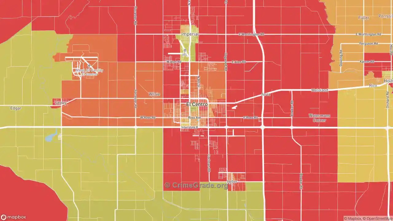 The Safest and Most Dangerous Places in El Centro, CA Crime Maps and Statistics