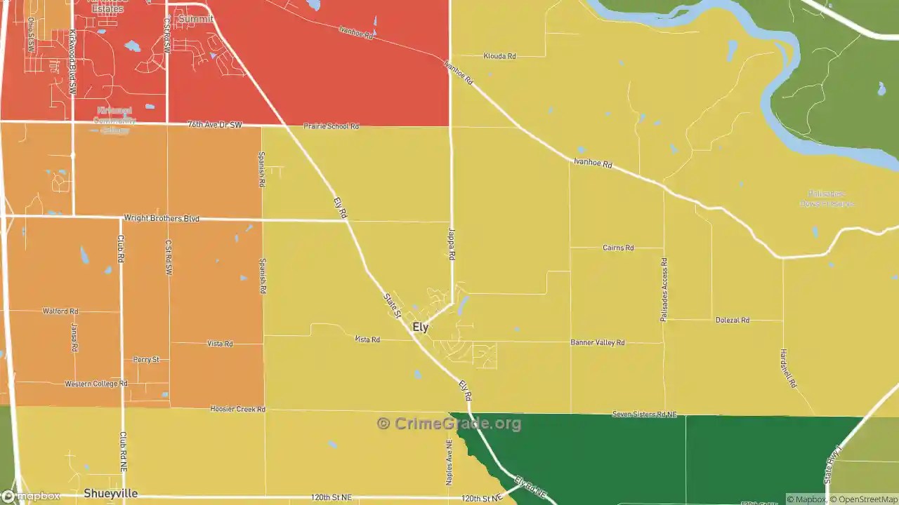 The Safest and Most Dangerous Places in Ely, IA Crime Maps and