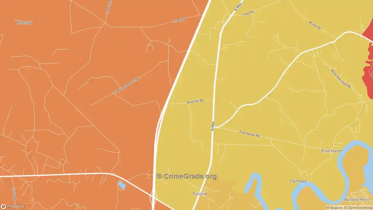 The Safest and Most Dangerous Places in Eulonia, GA Crime Maps and