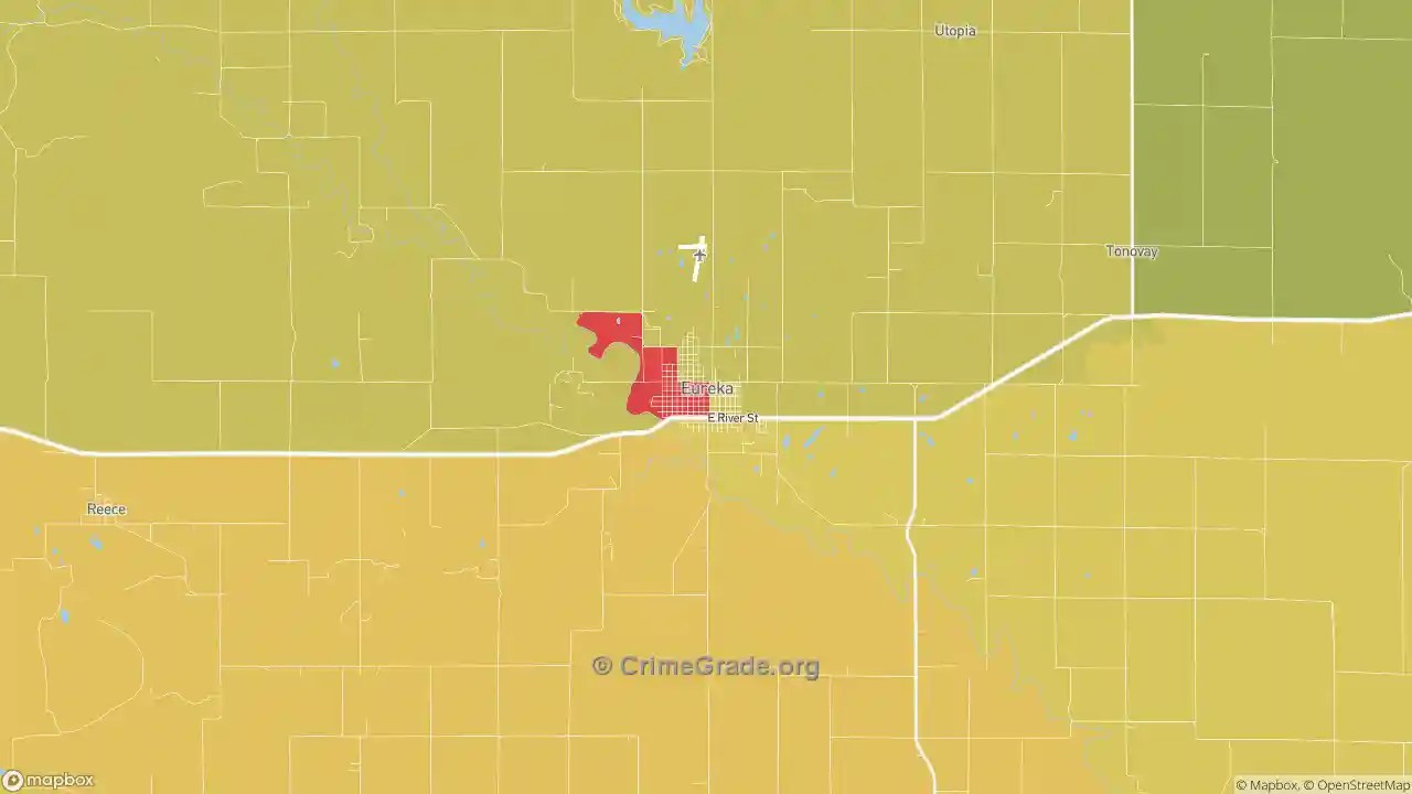 The Safest and Most Dangerous Places in Eureka, KS Crime Maps and