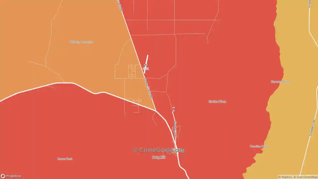 The Safest and Most Dangerous Places in Eureka, NV Crime Maps and