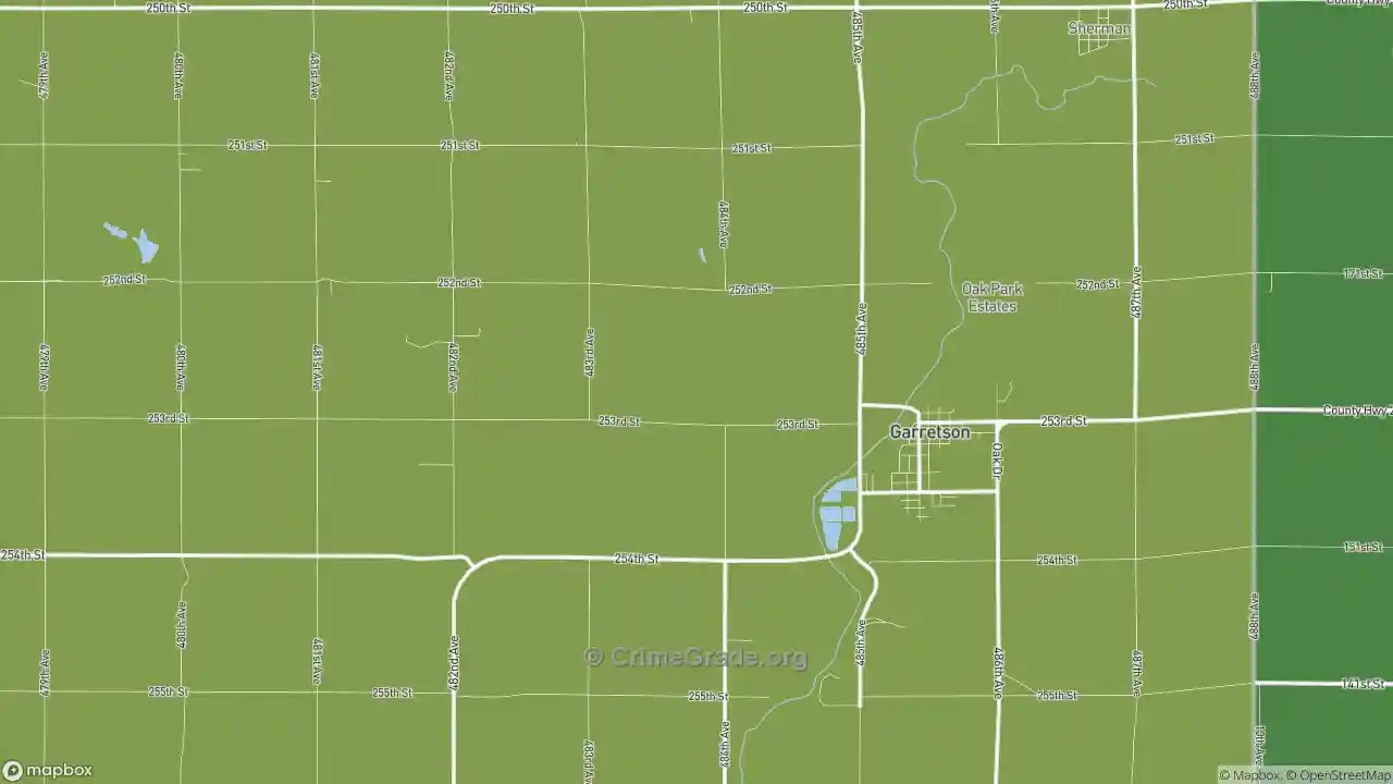 The Safest and Most Dangerous Places in Garretson, SD Crime Maps and