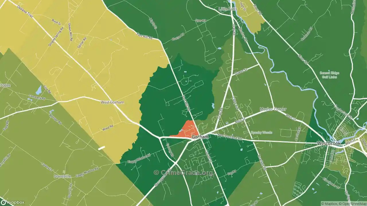 The Safest and Most Dangerous Places in Gorham, ME Crime Maps and