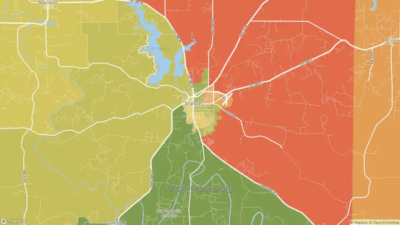 The Safest and Most Dangerous Places in Graham, TX Crime Maps and