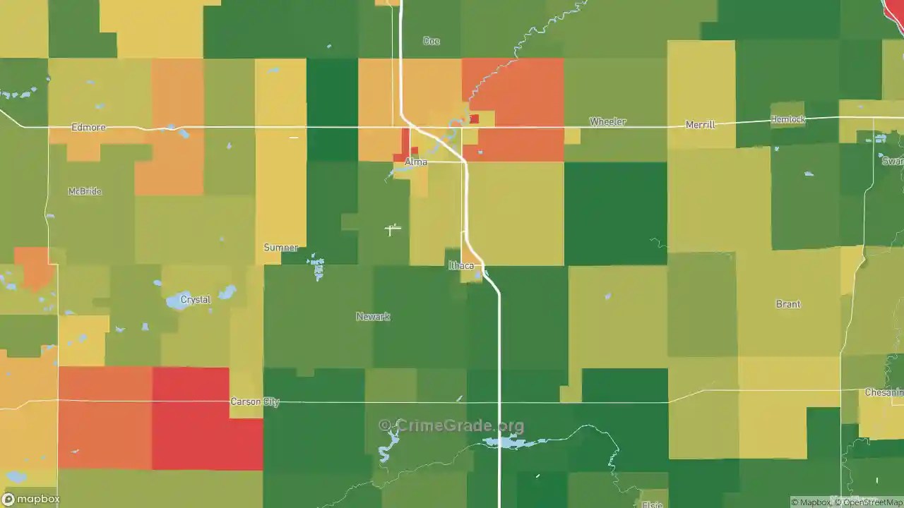 The Safest and Most Dangerous Places in Gratiot County, MI Crime Maps