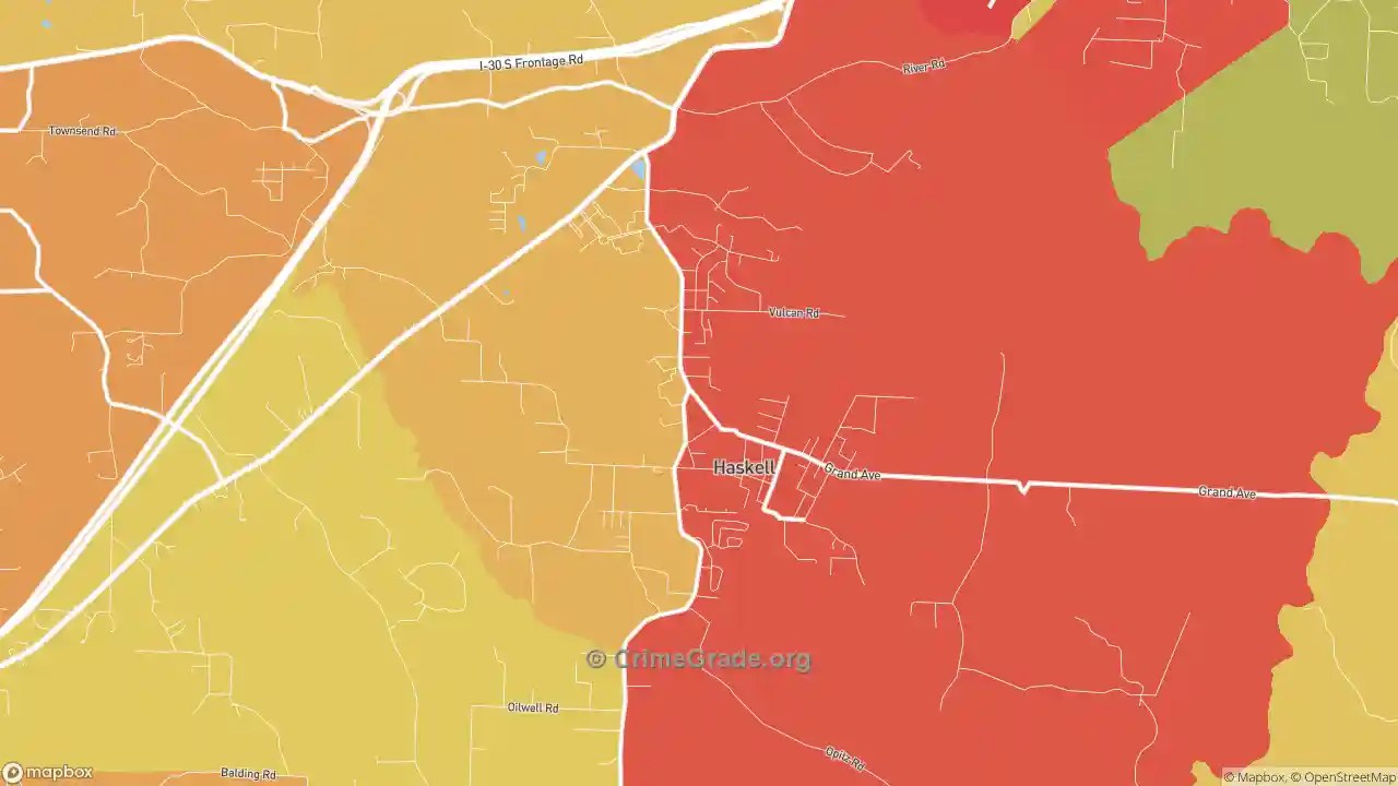 The Safest and Most Dangerous Places in Haskell, AR Crime Maps and Statistics