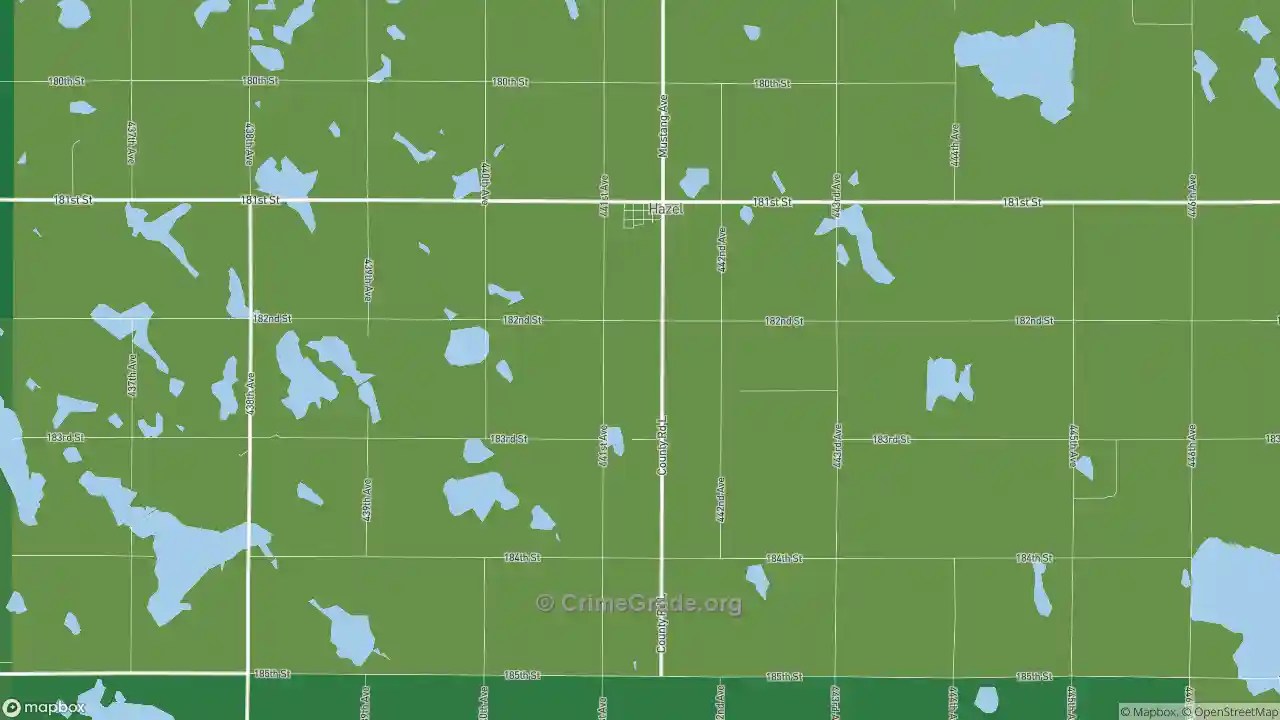 The Safest and Most Dangerous Places in Hazel, SD Crime Maps and