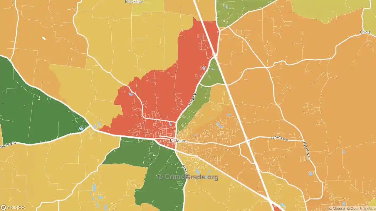 The Safest and Most Dangerous Places in Jackson, MO Crime Maps and