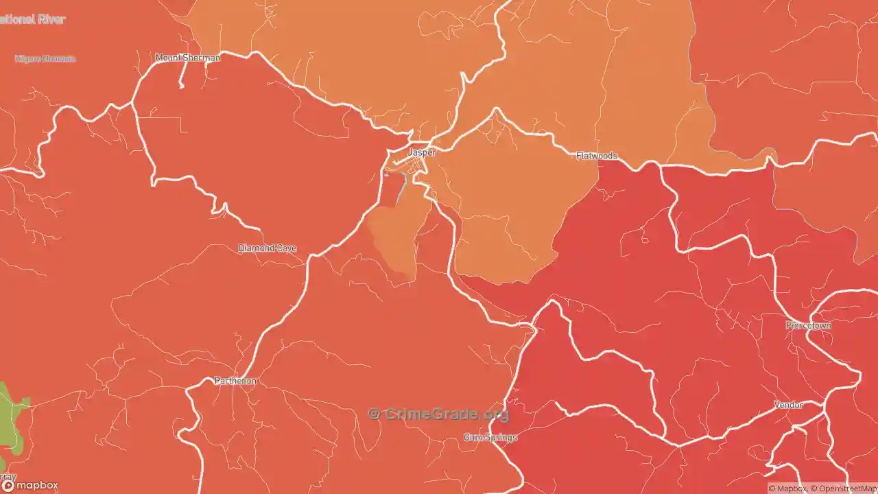 The Safest and Most Dangerous Places in Jasper, AR Crime Maps and