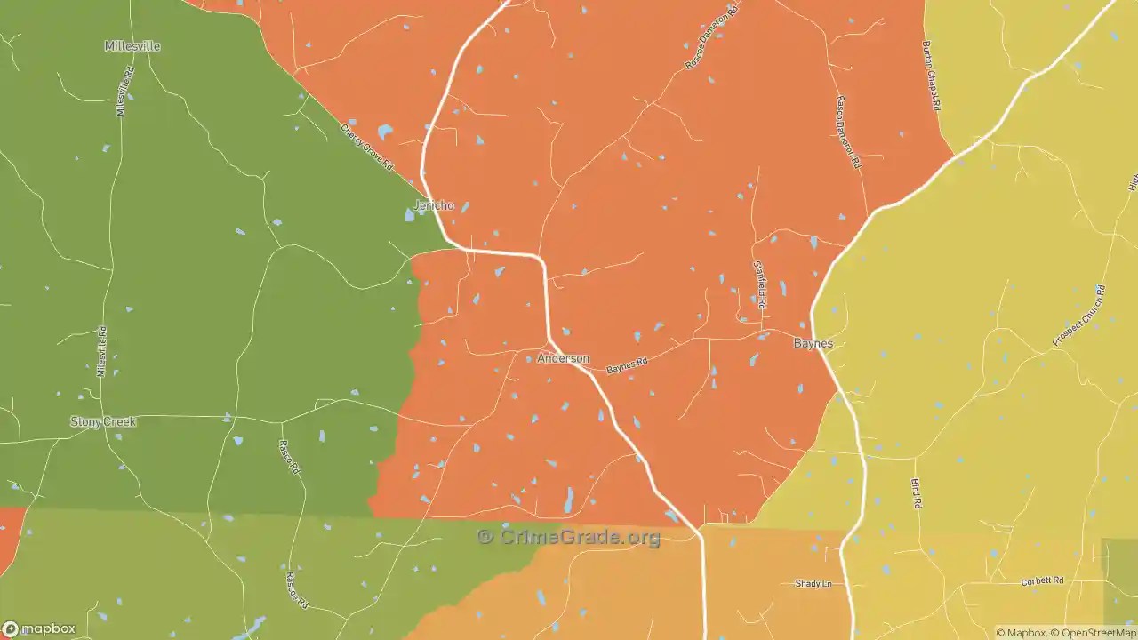 The Safest and Most Dangerous Places in Jericho, NC Crime Maps and