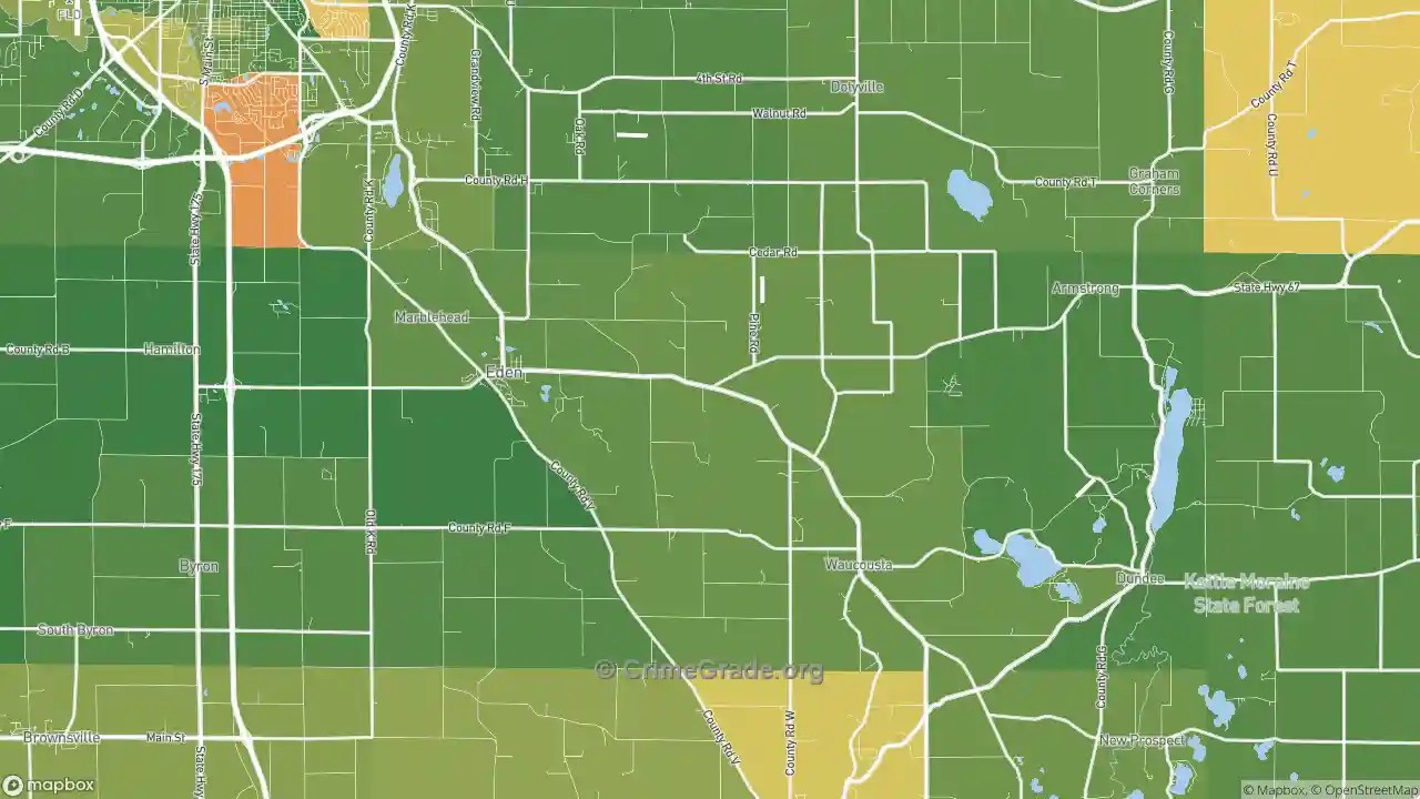 The Safest and Most Dangerous Places in Jericho, WI Crime Maps and