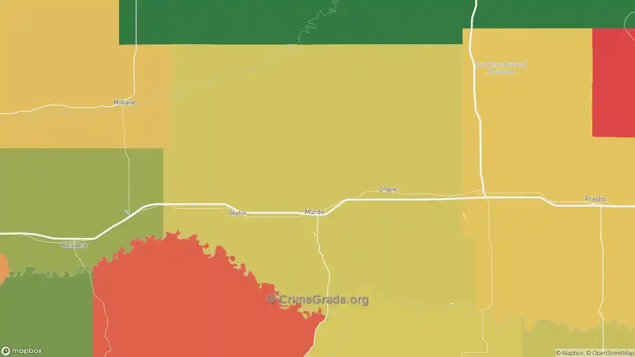 The Safest and Most Dangerous Places in Jones County, SD Crime Maps