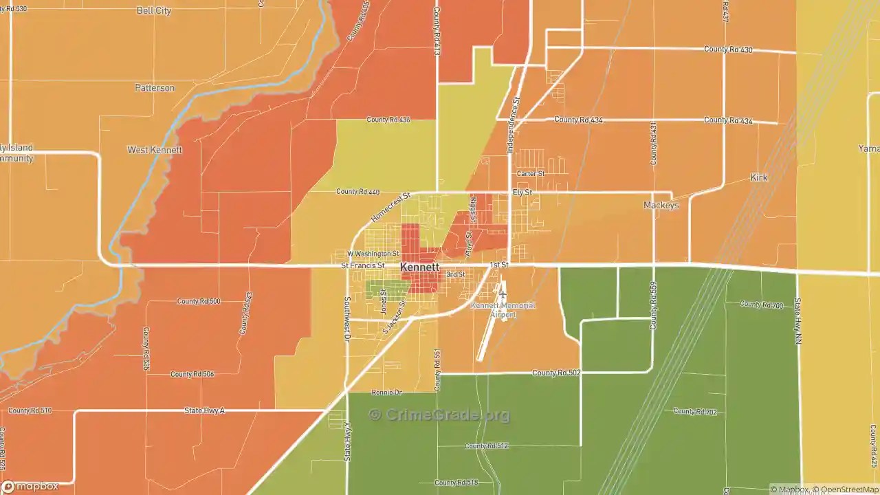The Safest and Most Dangerous Places in MO Crime Maps and