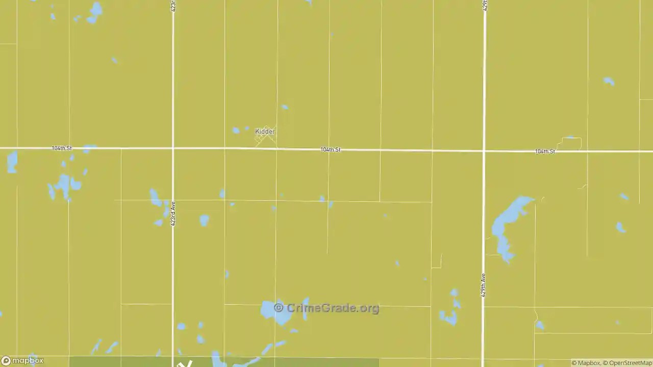 The Safest and Most Dangerous Places in Kidder, SD Crime Maps and
