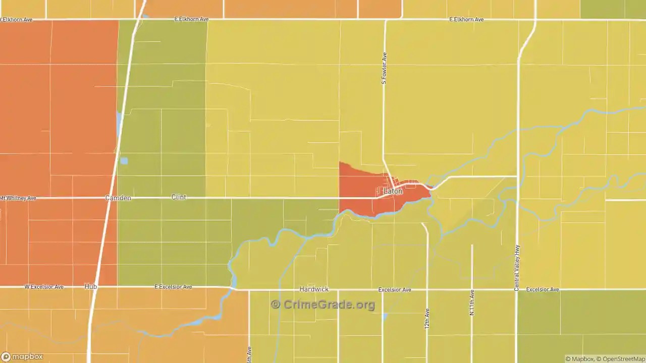 The Safest and Most Dangerous Places in Laton, CA Crime Maps and