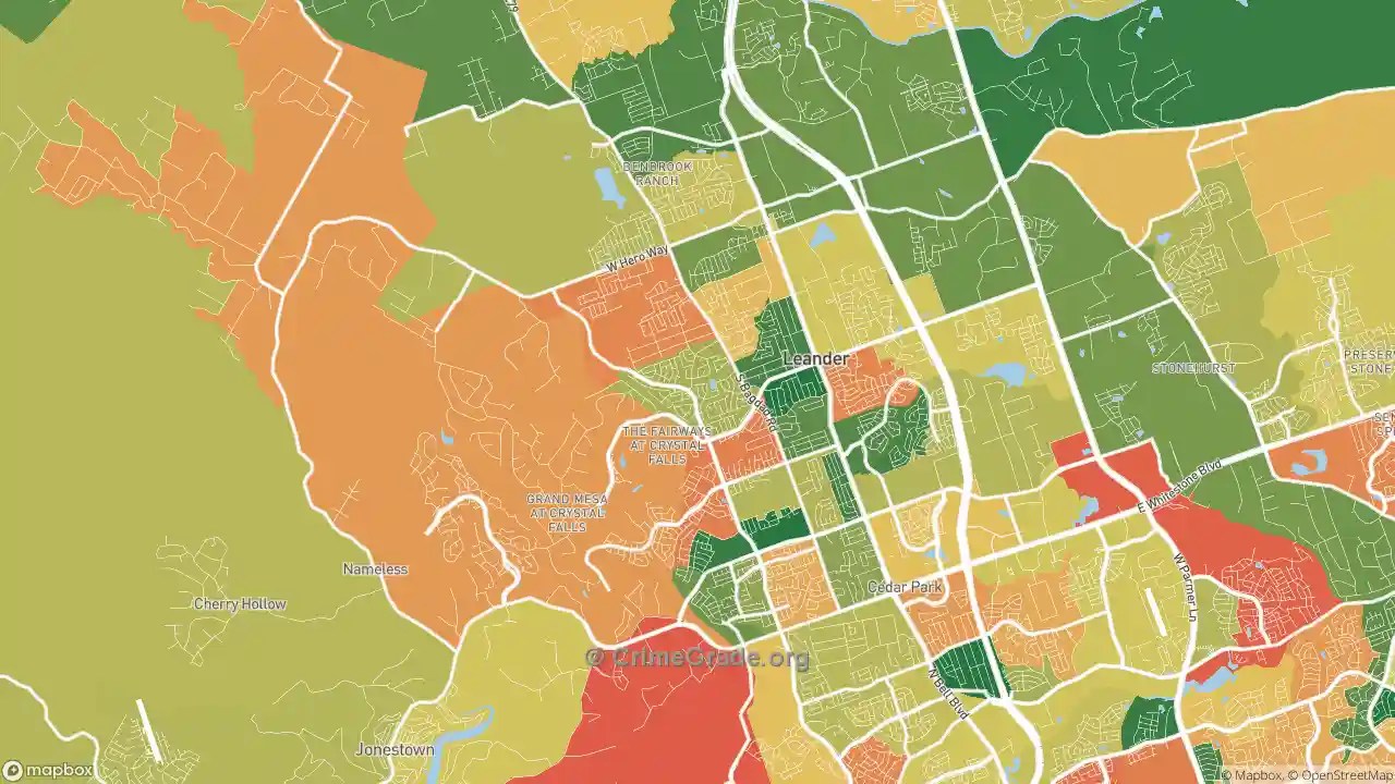 The Safest and Most Dangerous Places in Leander, TX Crime Maps and Statistics